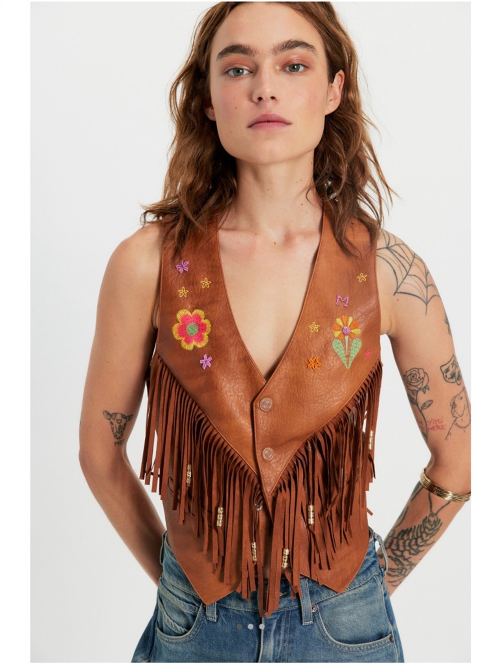MOTHER The Free Spirit “Spread Your Wings” Vest NWT $275